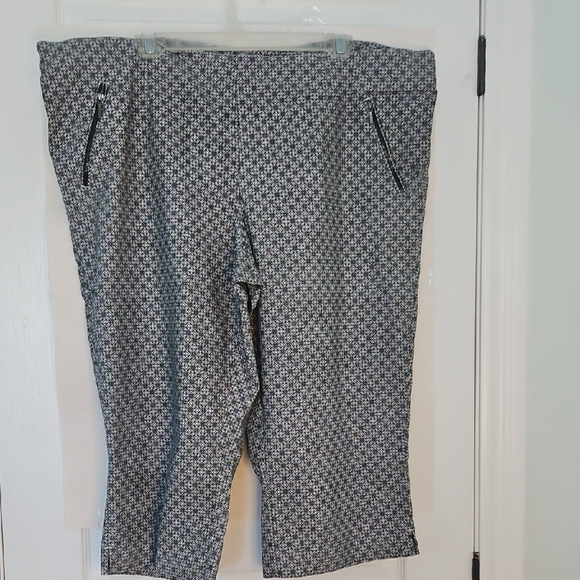 Michel Studio Monochrome Patterned Pants - Picture 1 of 4
